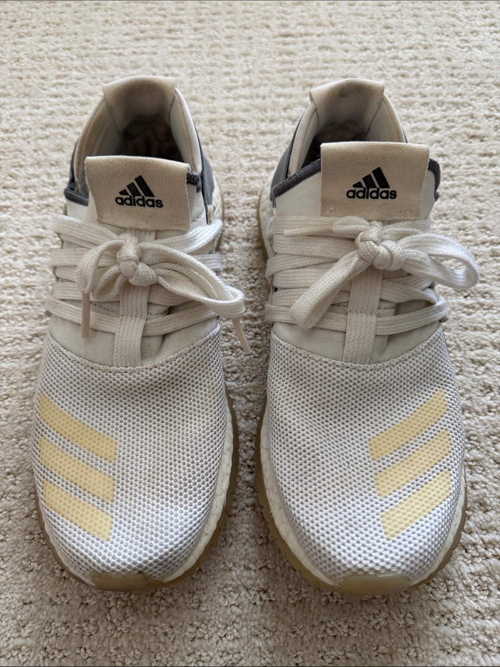 adidas ULTRABOOST White Mesh Low Top Sneakers